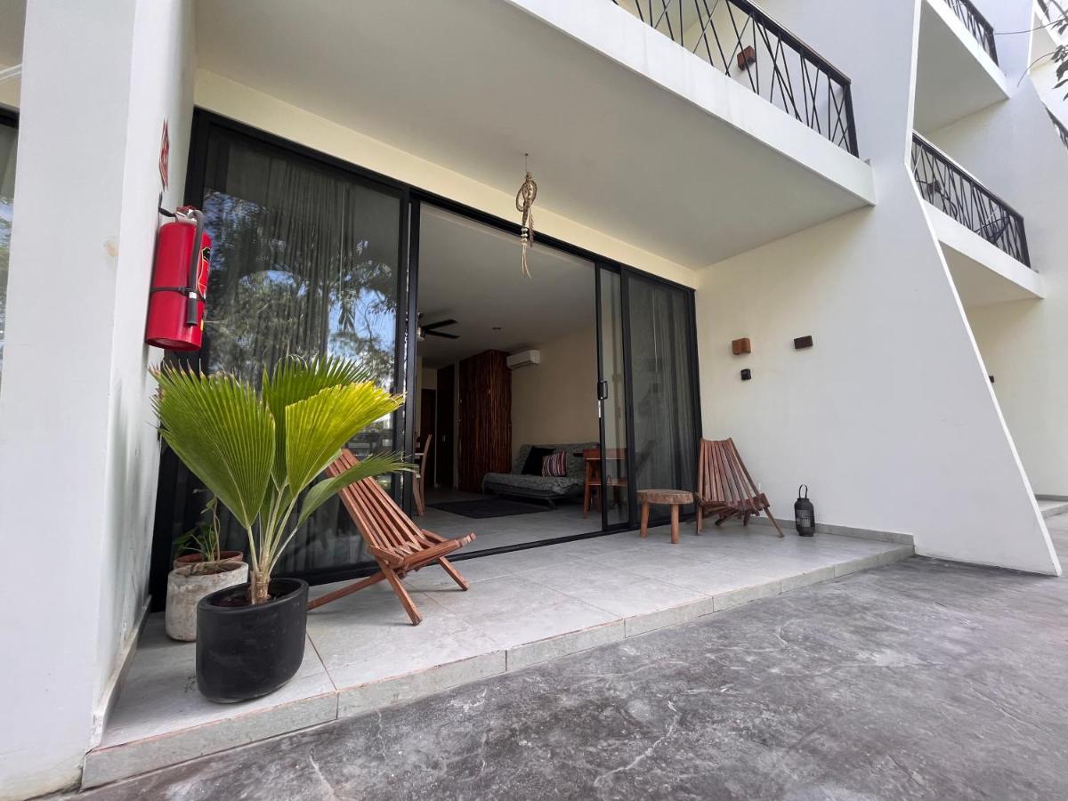 Condo Jungle Apartment & Private Patio Tulum Exterior foto